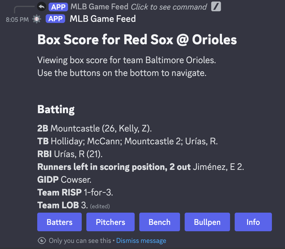 batter example