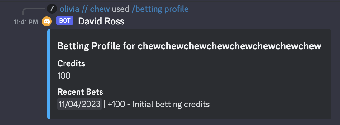 betting profile mlb bot