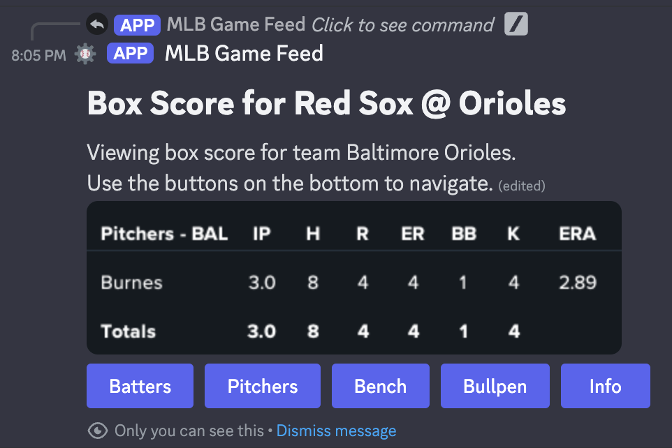 batter example